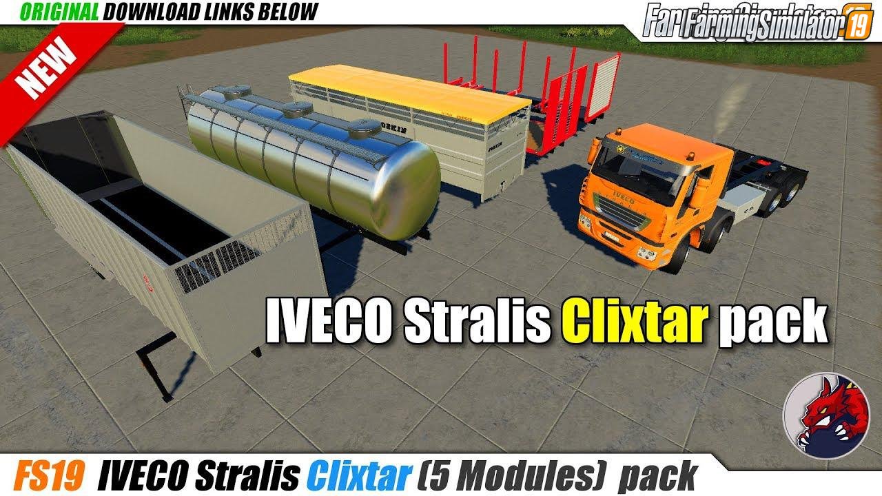 Iveco Stralis Clixtar Pack v19.1.0.2 for FS19