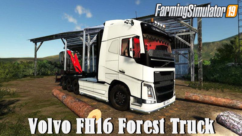 Volvo FH16 Forest Truck v1.3 for FS19