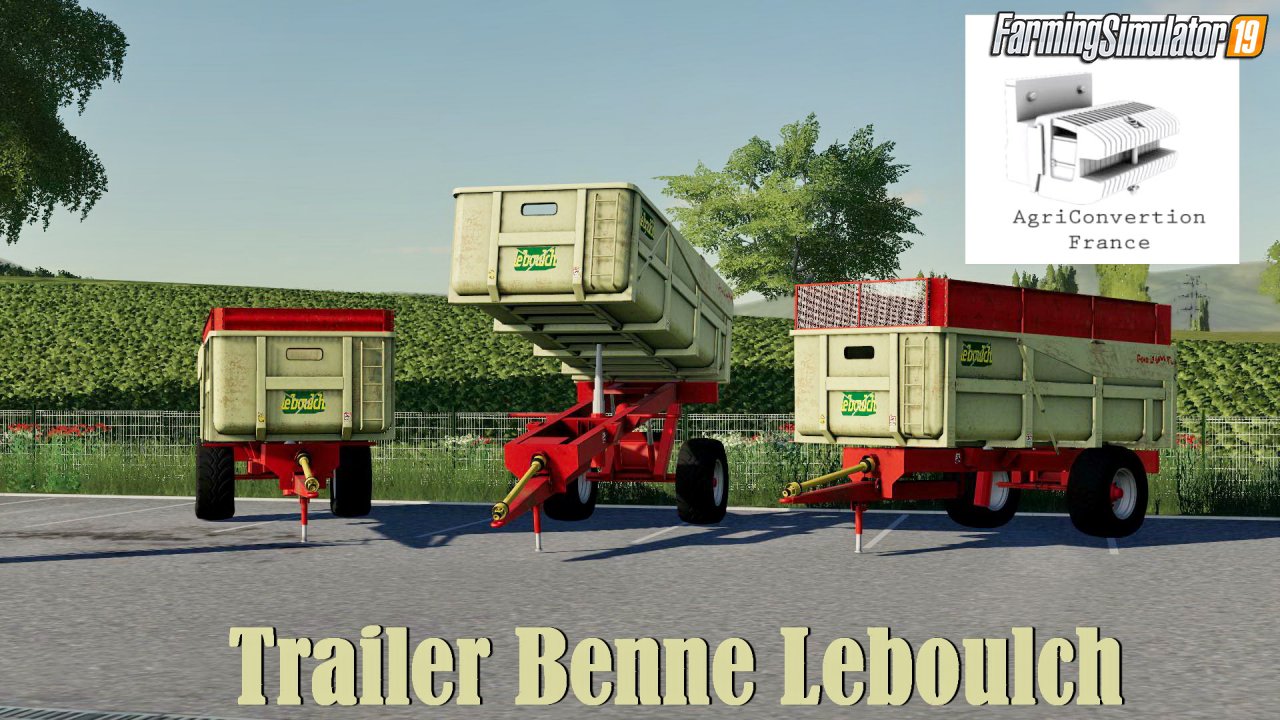 Trailer Benne Leboulch v1.0 for FS19