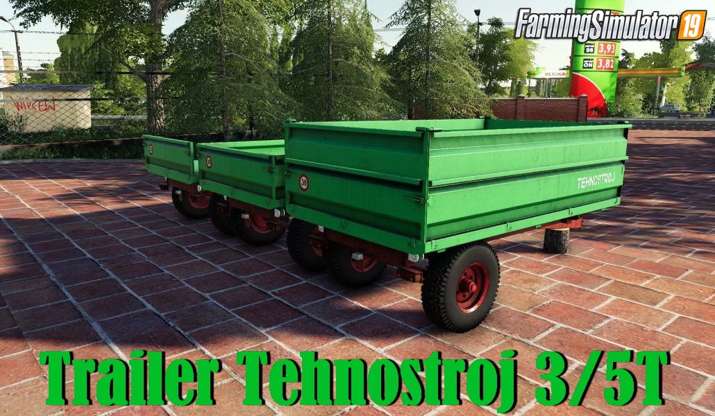 Trailer Tehnostroj 3/5T v1.0 for FS19