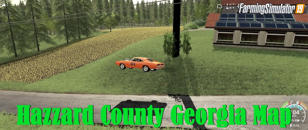 Hazzard County Georgia Map v1.0 for FS19