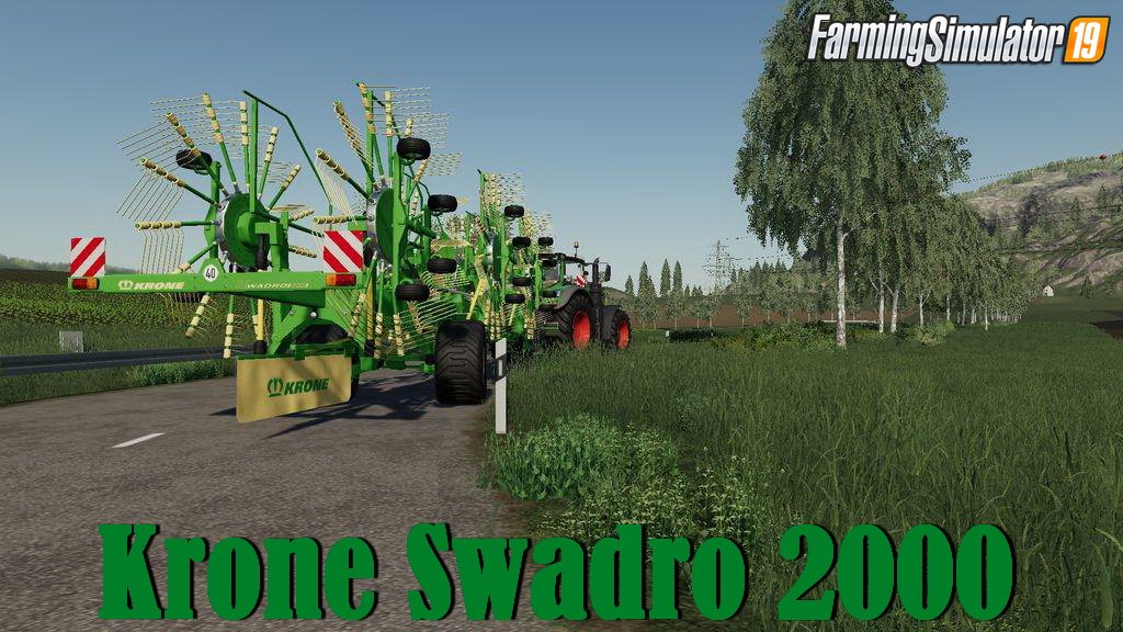 Krone Swadro 2000 v1.0 for FS19