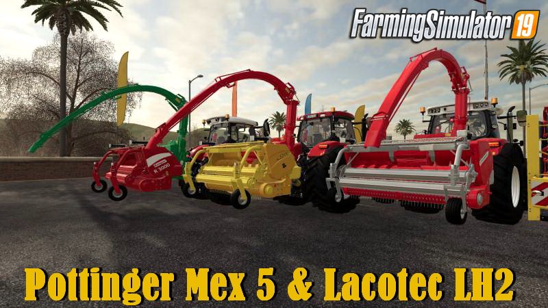 Pottinger Mex 5 & Lacotec LH2 v1.0 for FS19