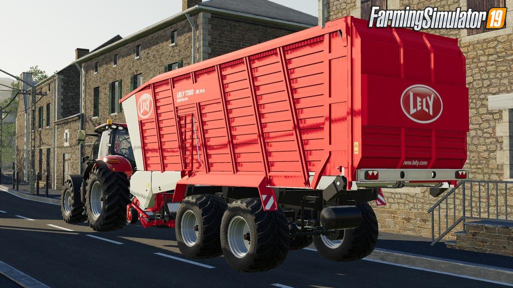 Trailer Lely Tigo XR75 v1.0 for FS19