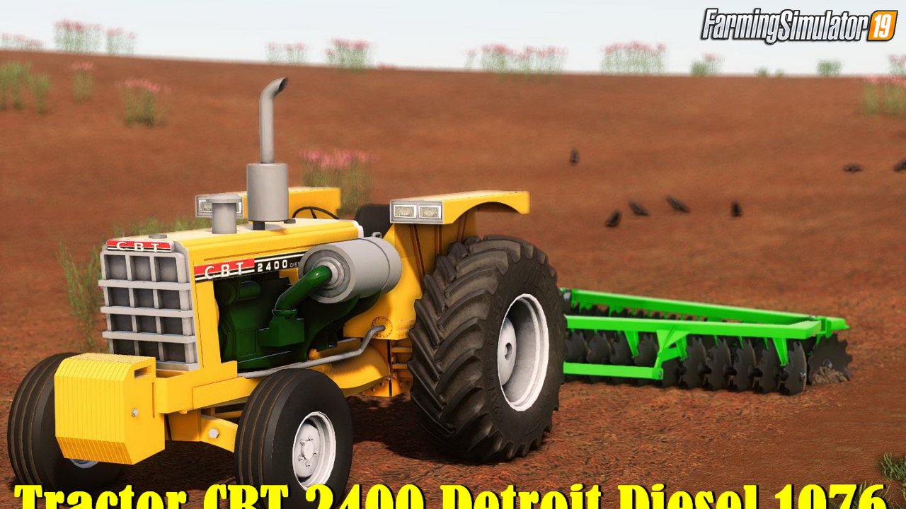 Tractor CBT 2400 Detroit Diesel 1976 v2.0 for FS19
