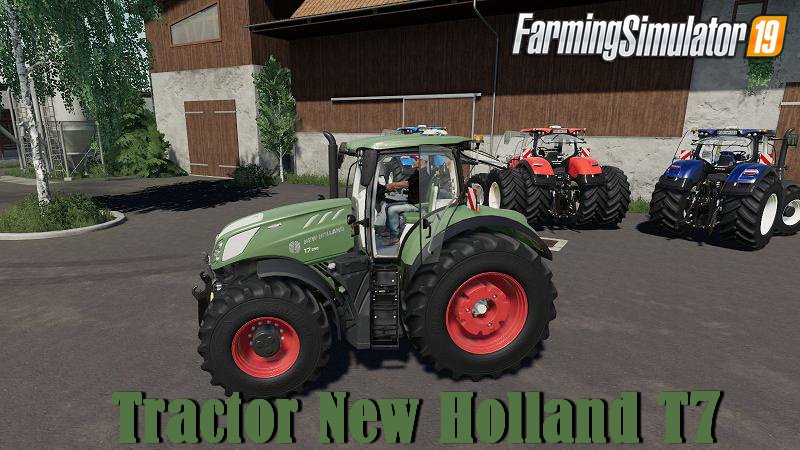 Tractor New Holland T7 v1.0 for FS19