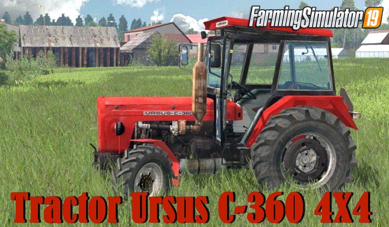 Tractor Ursus C-360 4X4 v1.0 for FS19