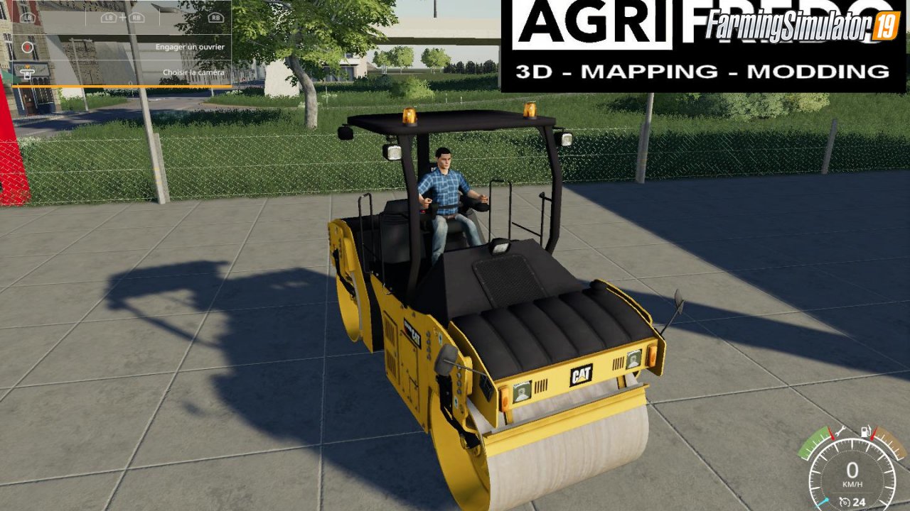 Compactor caterpillar CB44B v1.0 for FS19