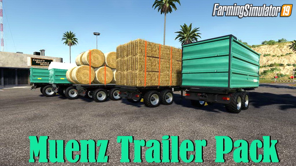 Muenz Trailer Pack v1.0 for FS19