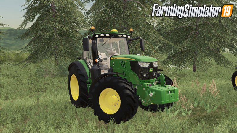 Tractor John Deere 6R Series v1.0 for FS19