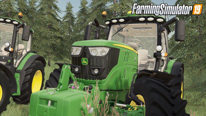 Tractor John Deere 6R Series v1.0 for FS19