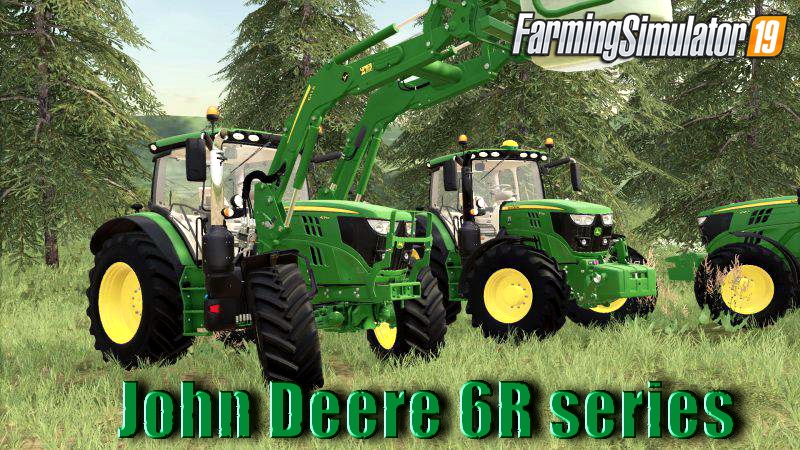 Tractor John Deere 6R Series v1.0 for FS19