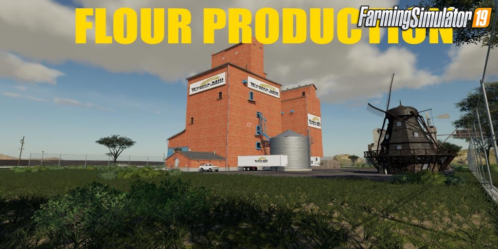 Flour Production v1.0 By TheSnake for FS19