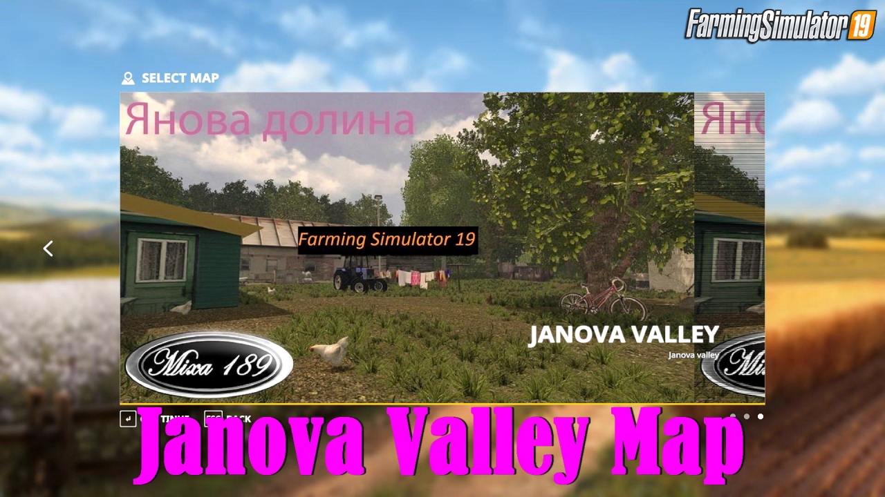 Janova Valley Map v1.0 for FS19