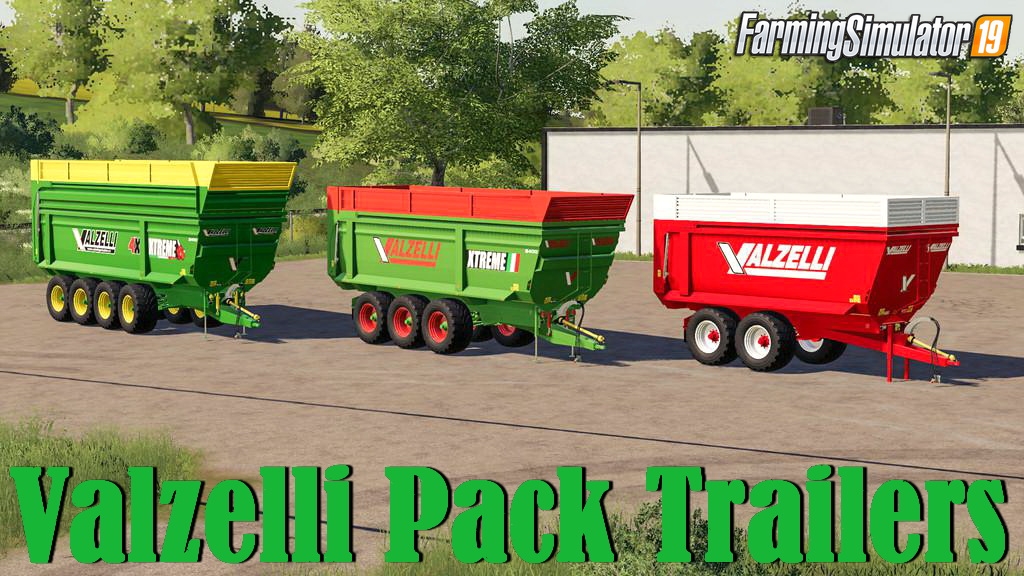 Valzelli Pack Trailers v3.0 for FS19