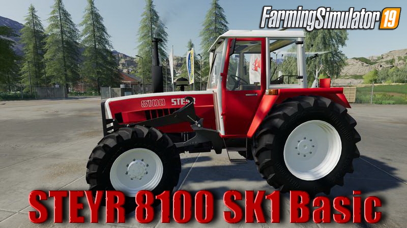 Tractor STEYR 8100 SK1 Basic v1.1 for FS19