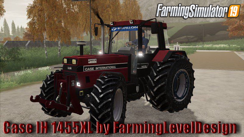 Tractor Case IH 1455XL v1.1 by FarmingLevelDesign for FS19
