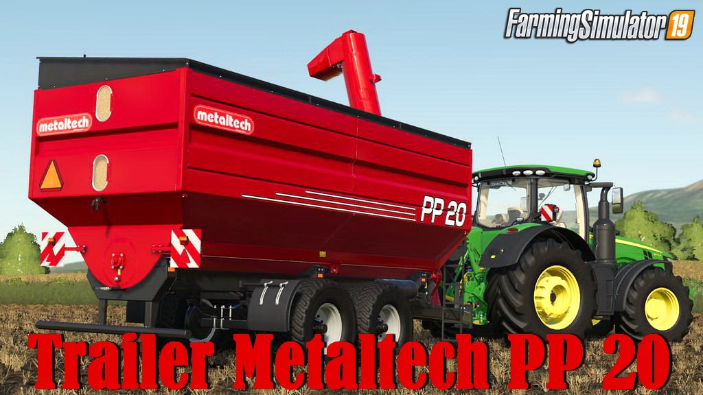 Trailer Metaltech PP 20 v1.0 for FS19