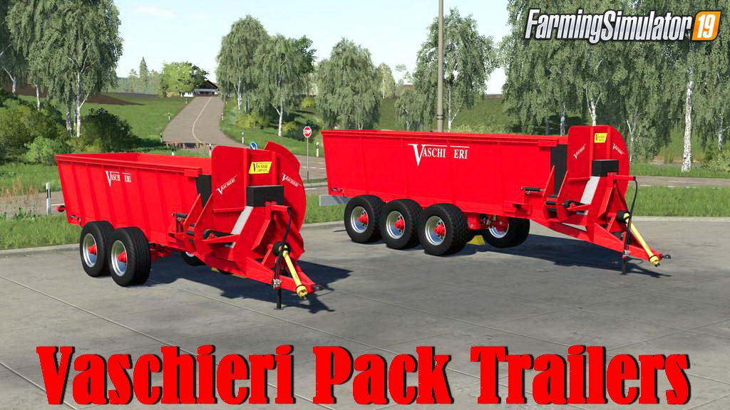 Vaschieri Pack Trailers v1.2 for FS19