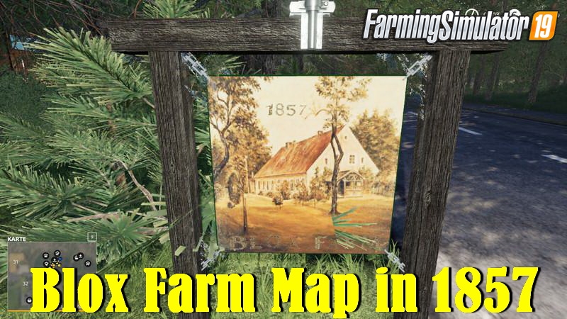 Blox Farm Map in 1857 v2.1 for FS19