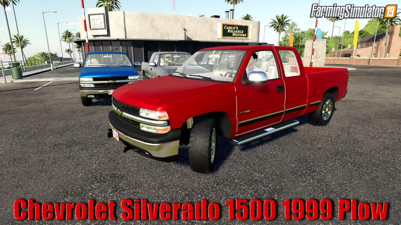 Chevrolet Silverado 1500 1999 Plow Startup v1.0 for FS19