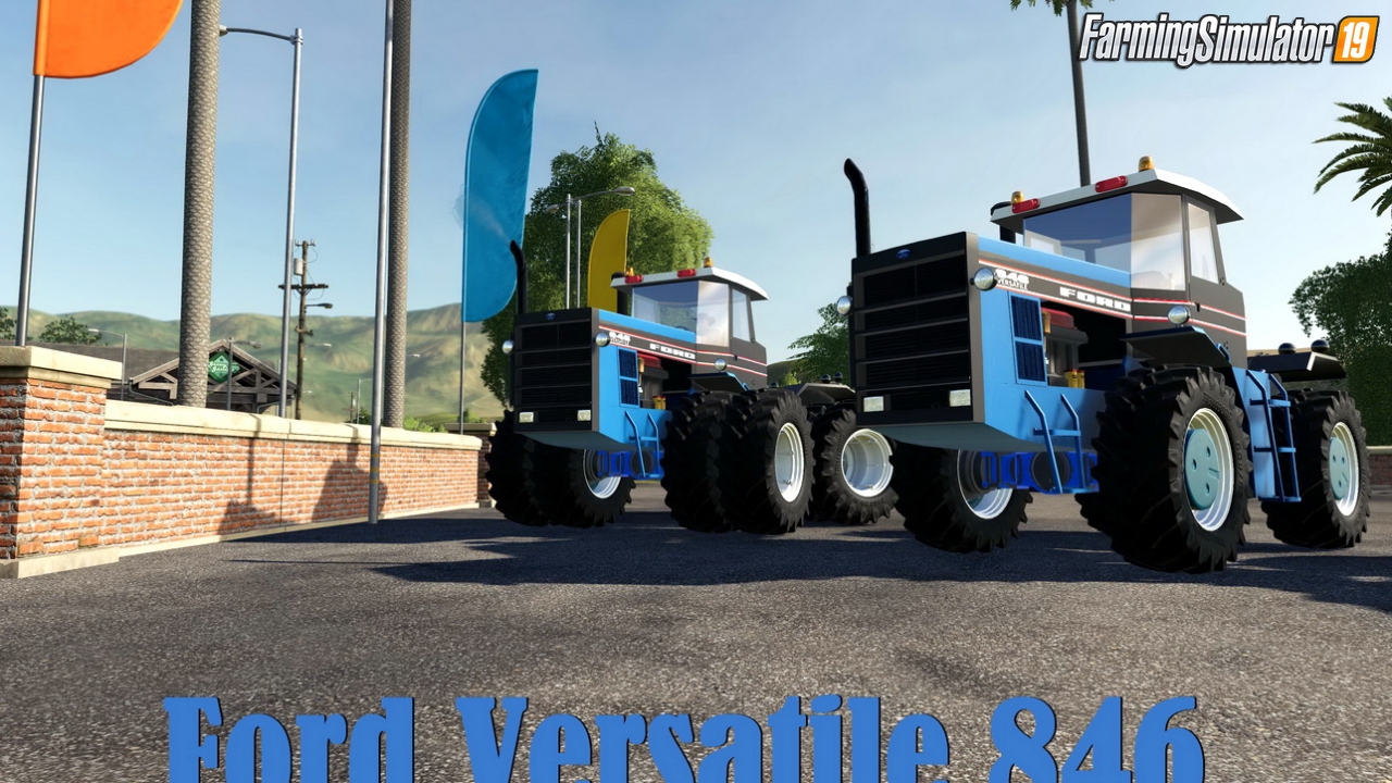 Tractor Ford Versatile 846 v1.0 for FS19