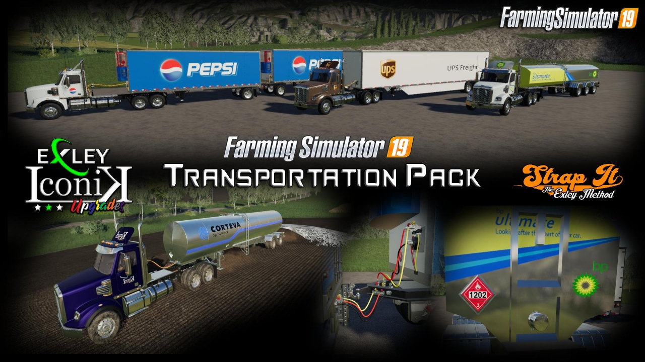 Transportation Pack Mods v1.0 for FS19