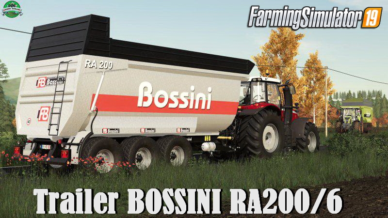 Trailer BOSSINI RA200/6 v1.0 for FS19