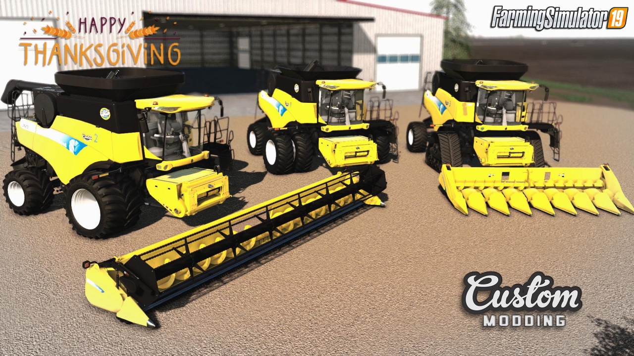 Combine NEW HOLLAND CR9000 v1.0 for FS19