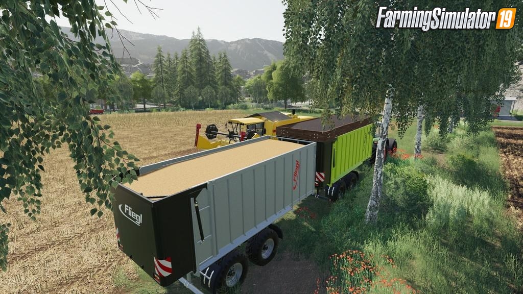 Trailer Fliegl TMK 266 Bull v1.1 for FS19