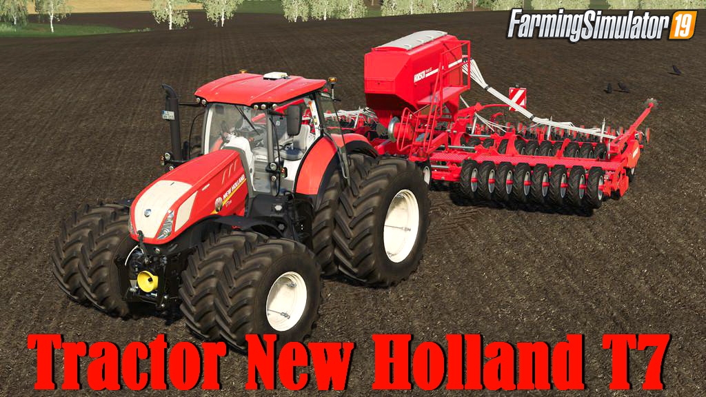 Tractor New Holland T7 v1.0 for FS19