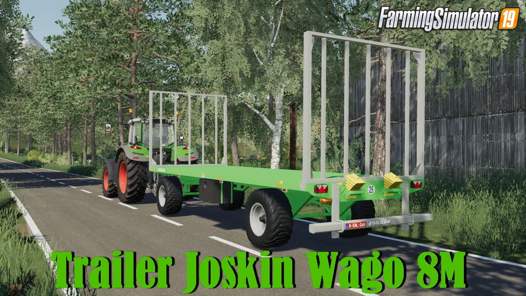 Trailer Joskin Wago 8M v1.0 for FS19