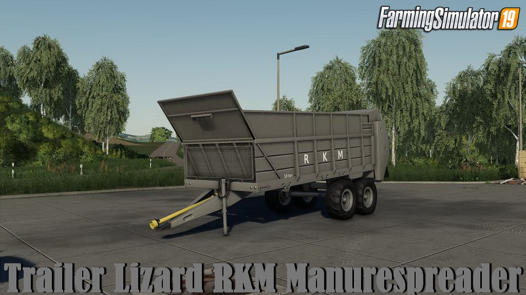 Trailer Lizard RKM Manurespreader v1.0 for FS19