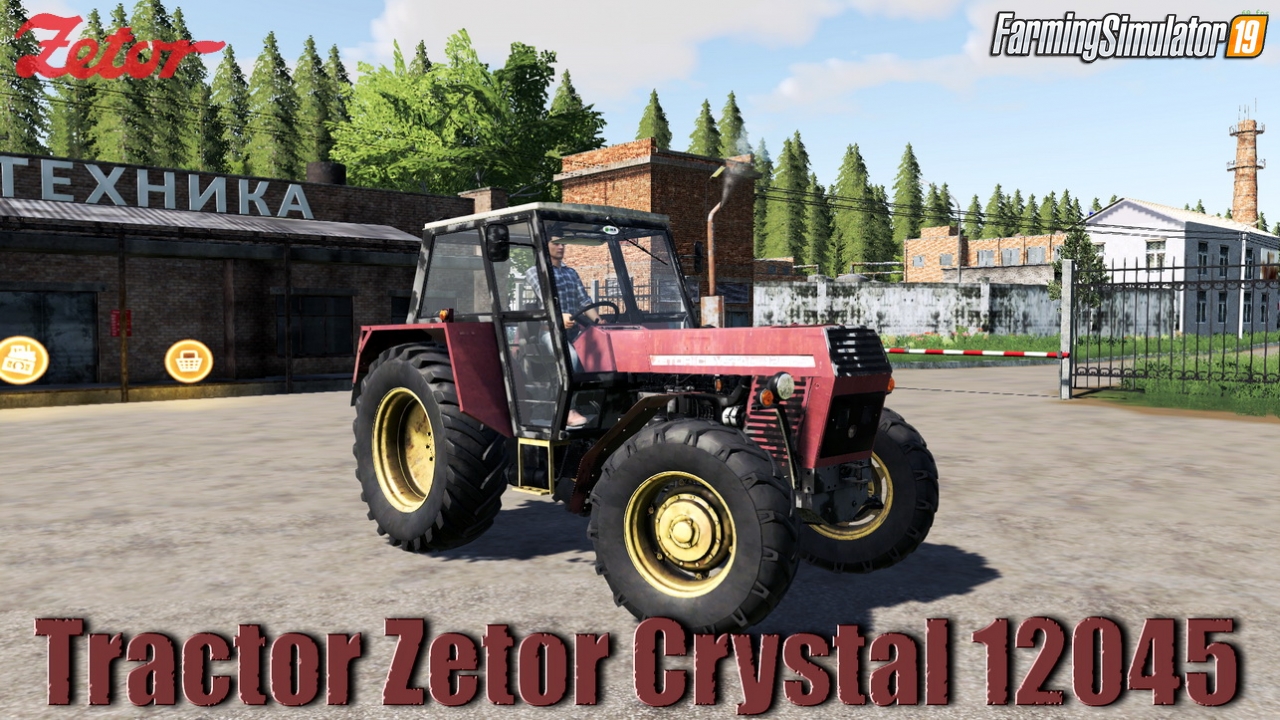 Tractor Zetor Crystal 12045 v1.0 for FS19