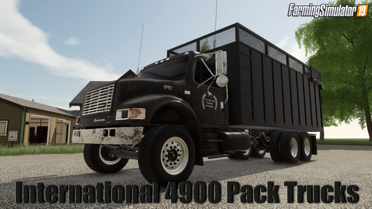 International 4900 Pack Trucks v1.0 for FS19