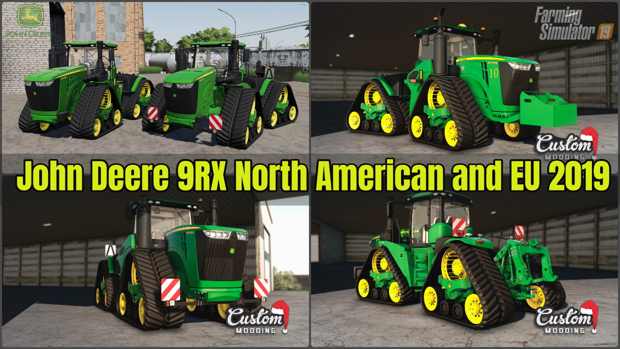 John Deere 9RX North American and EU 2019 v1.0 for FS19
