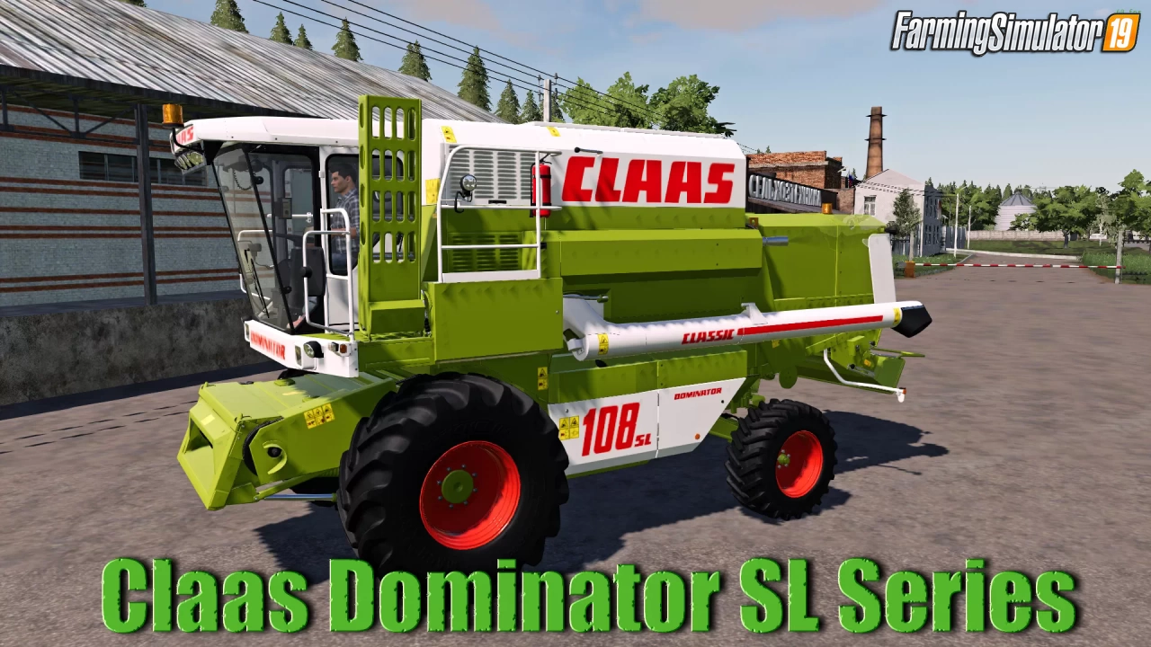 Combine Claas Dominator SL Series v1.4 for FS19