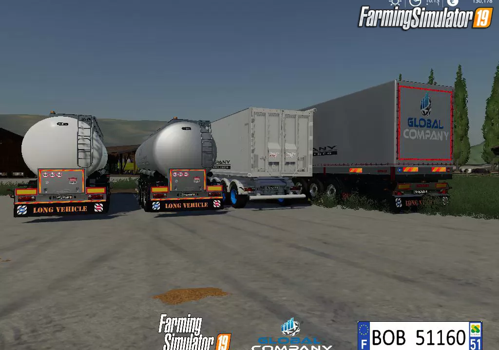 Pack Trailers Global Company v1.0 By BOB51160 for FS19