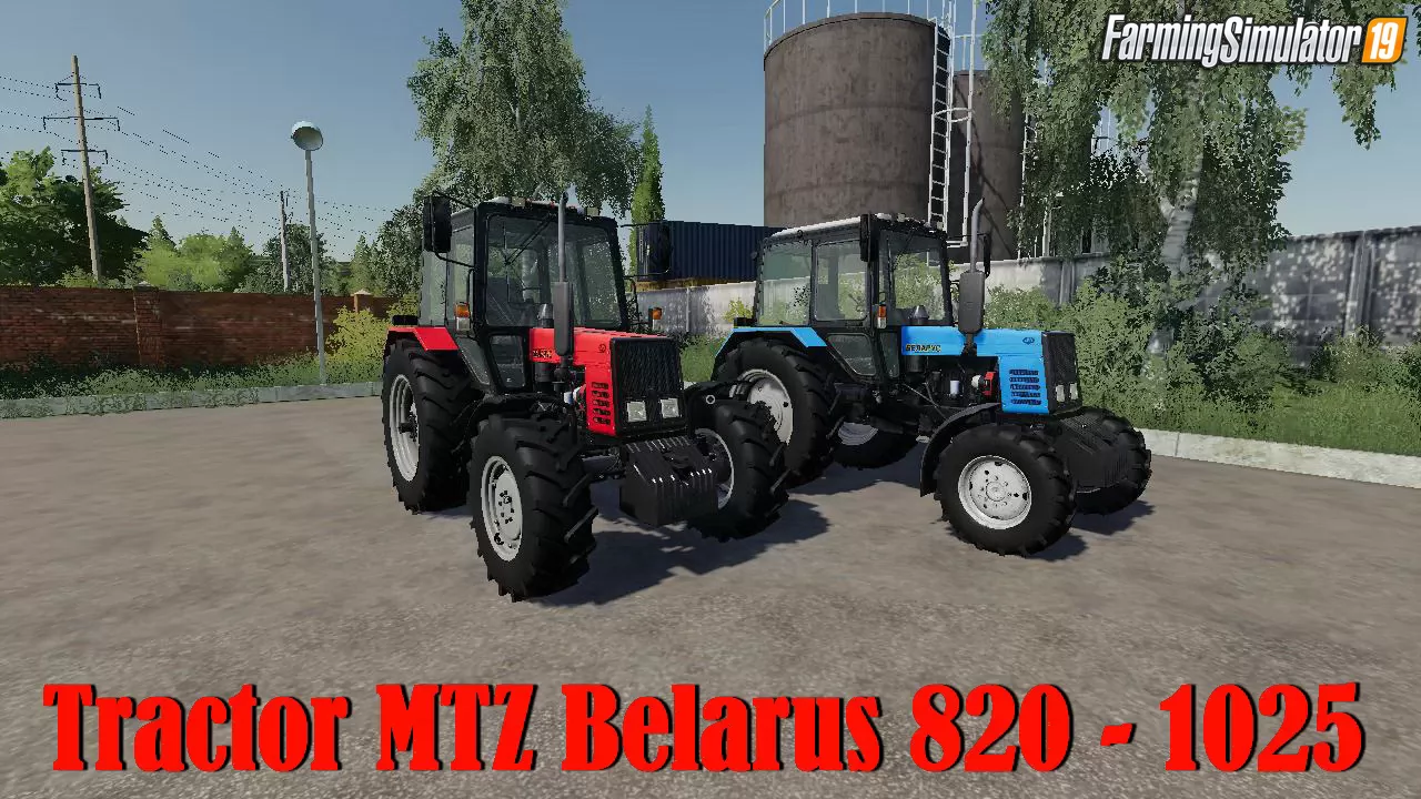 Tractor MTZ Belarus 820 - 1025 v2.0.6 for FS19