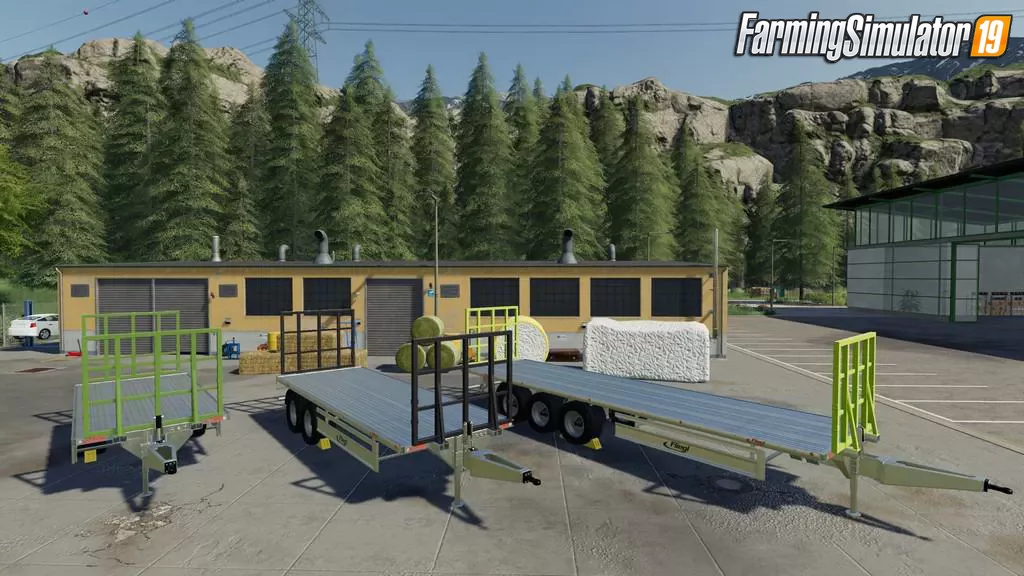 Fliegl TPW Bale Trailer Set v1.1 for FS19