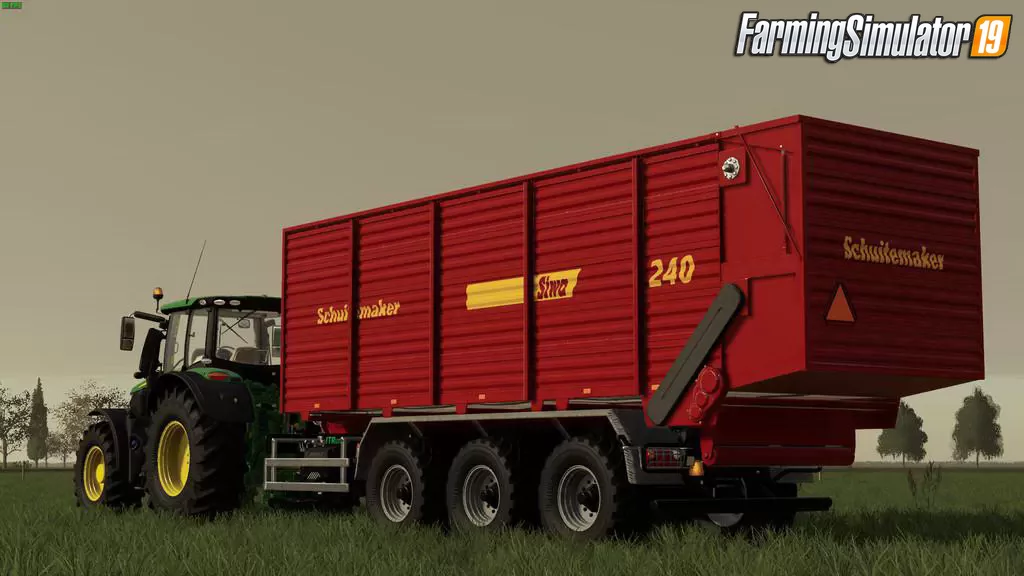 Schuitemaker Siwa 240 Hooklift Silage Container v1.0 for FS19