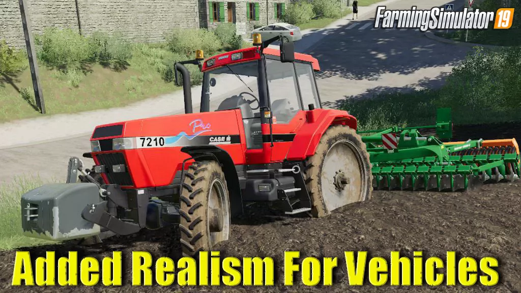 Added Realism For Vehicles v1.4.2 for FS19