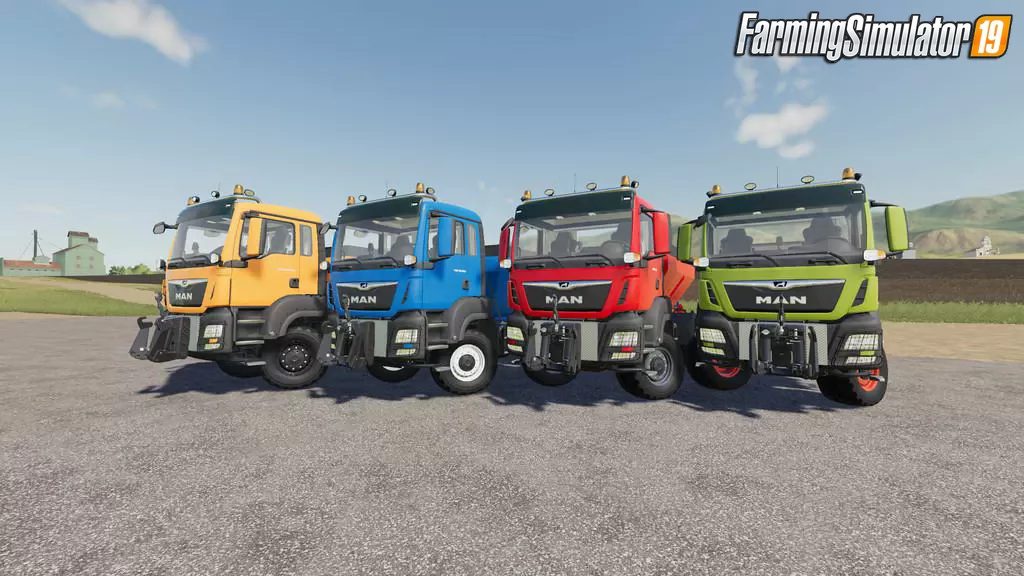 Man TGS Winter Service Truck v1.0 for FS19
