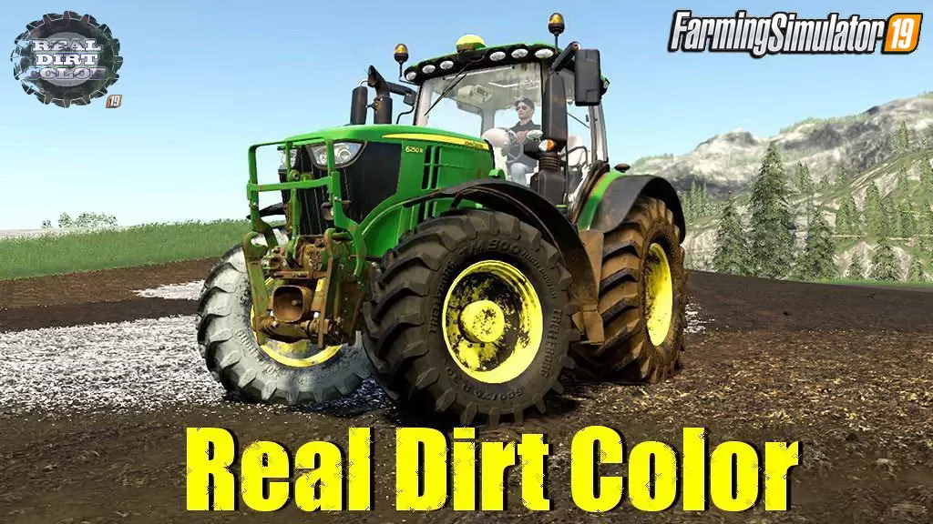 Real Dirt Color Mod v1.1.1 for FS19