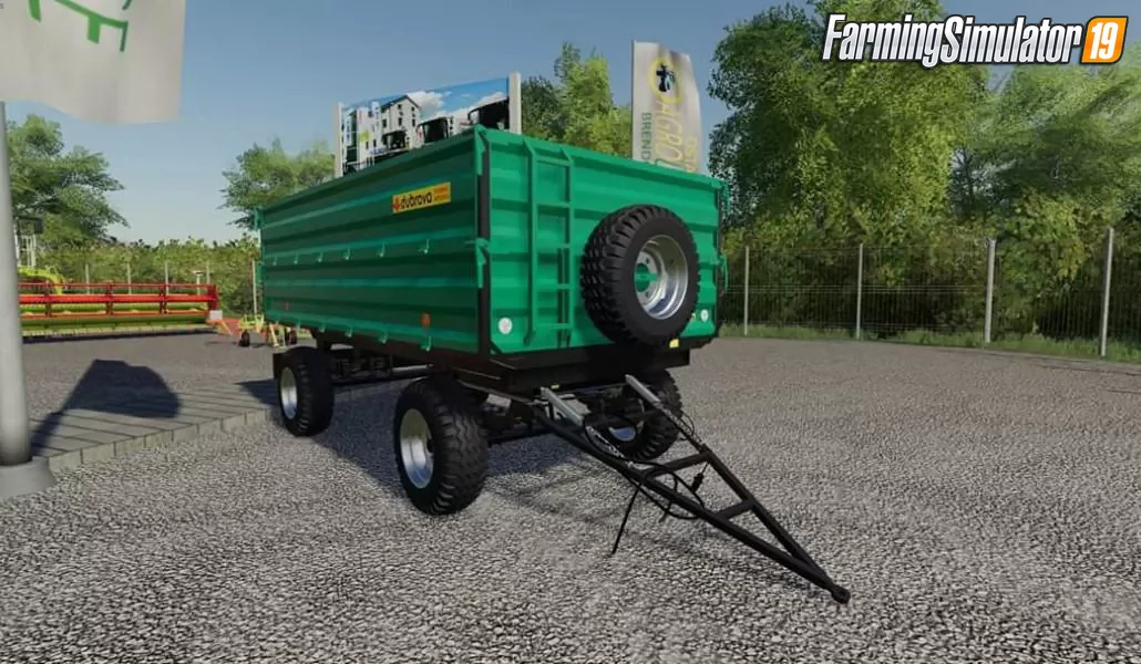 Trailer Dubrava 10t v1.0 by UzveceFS for FS19