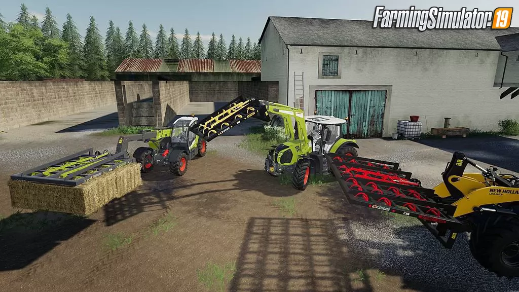 Fork Lizard Spino With Claws v1.0 for FS19