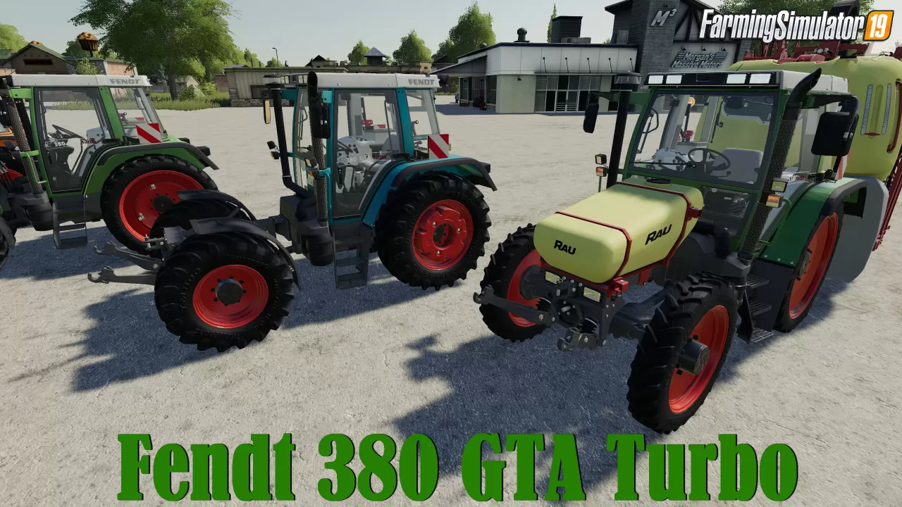 Tractor Fendt 380 GTA Turbo v1.0 for FS19