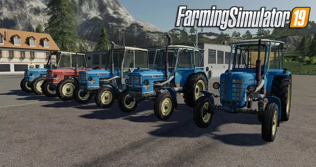 Tractor Zetor UR1 Pack v1.0 for FS19