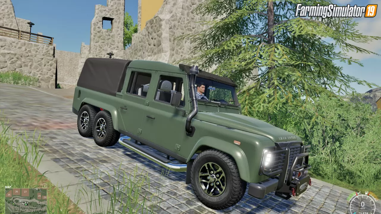 LandRover Defender 110 6X6 v1.0 for FS19