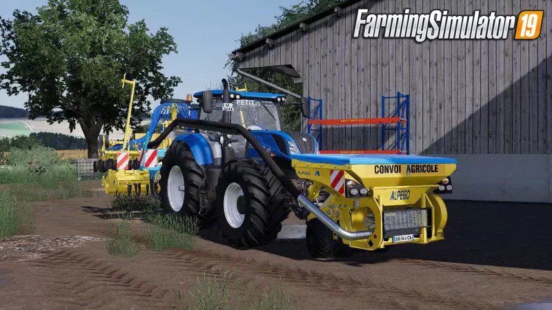 Tractor NEW HOLLAND T7 SWB v1.0 for FS19